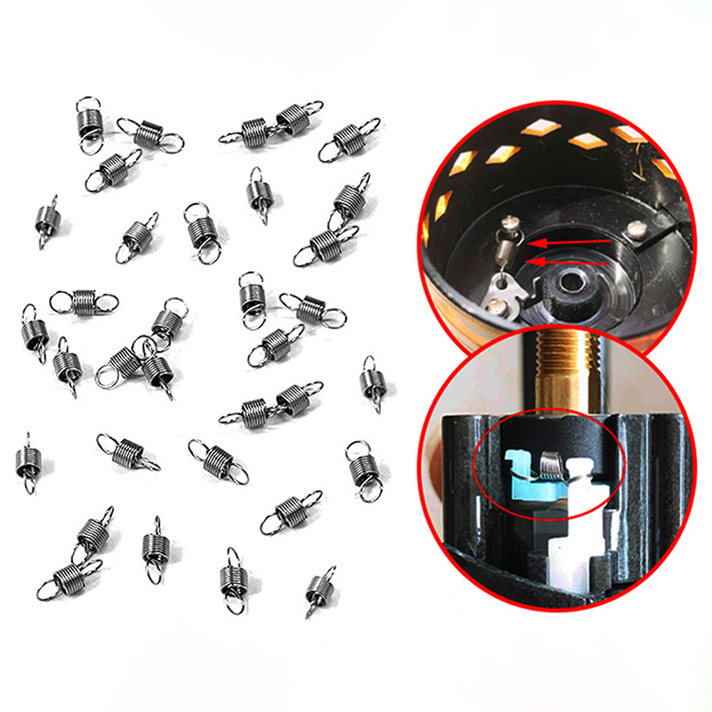 Reel Repair Kit - Nuevo: 10 piezas de resorte de