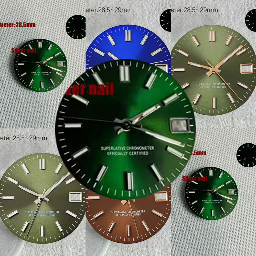 Reel Case - Esfera verde de 28.5mm con logotipo
