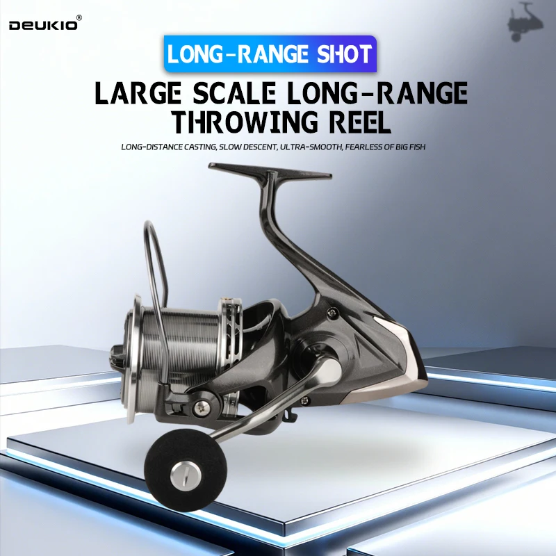 Surf Reel - Carrete de Pesca Giratorio DEUKIO 8000-16000,
