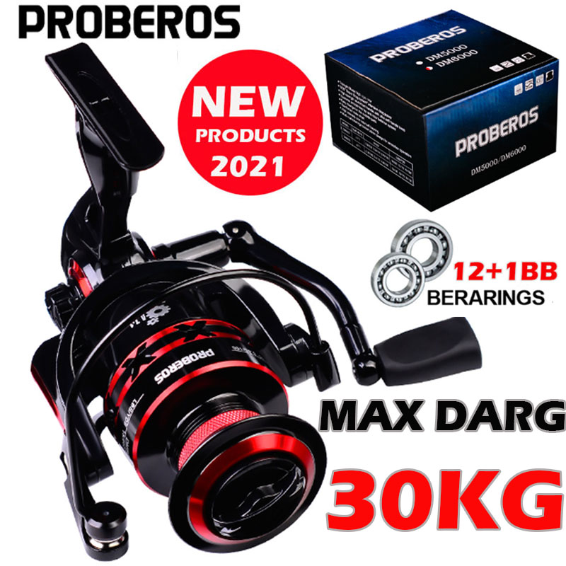 Carrete giratorio PROBEROS, ca - Surf Reel reseña y precio