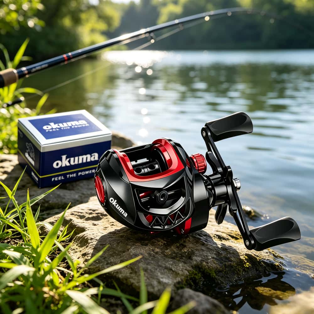 Carrete de Pesca Okuma Baitcas - Abu Garcia Reel Max reseña y precio