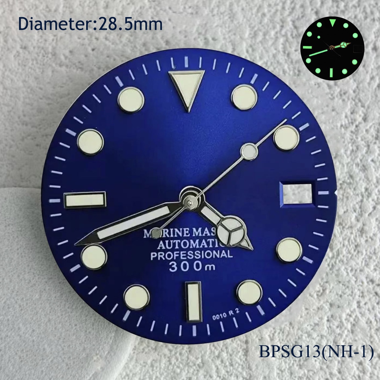 Esfera Azul de 28.5mm con Logo - Reel Case reseña y precio