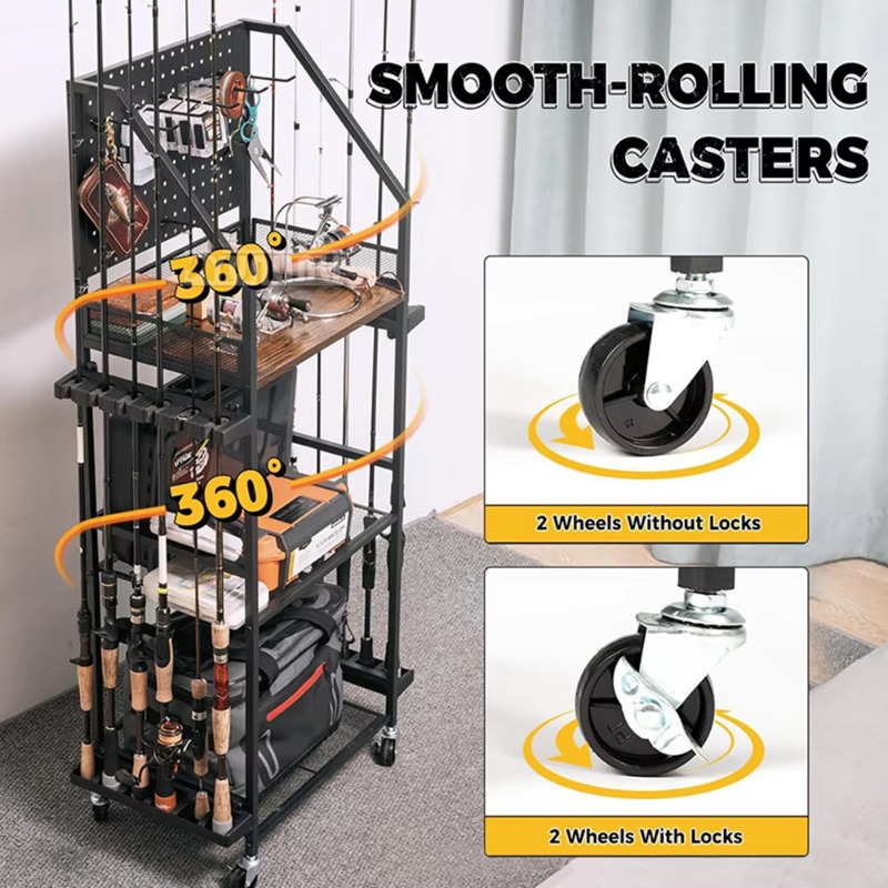 Estante para guardar equipos d - Conventional Reel reseña y precio