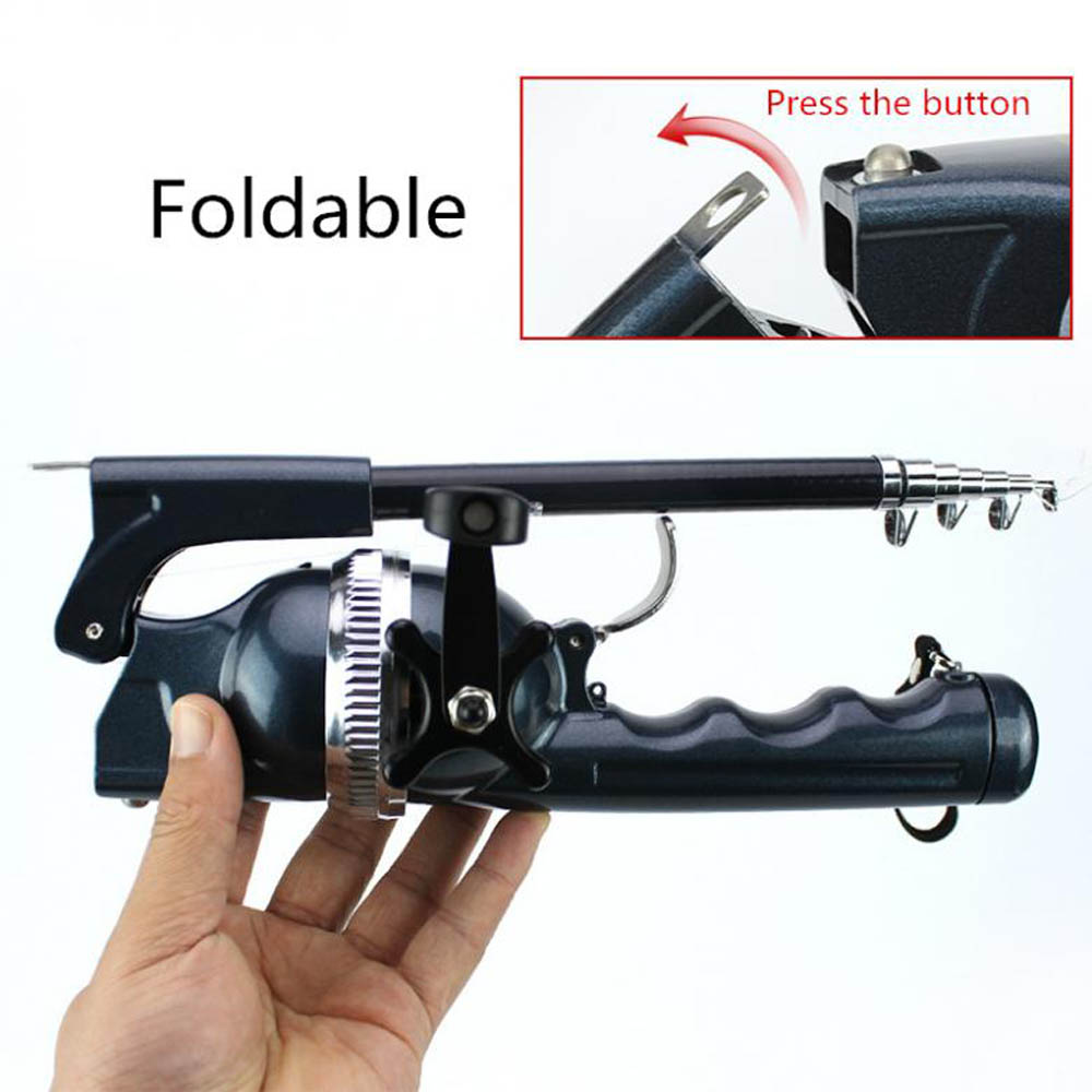 Caña de pescar plegable de fib - Ice Fishing Reel reseña y precio