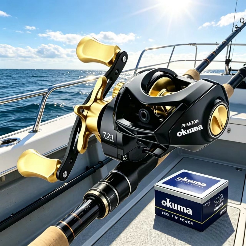 Carrete de Pesca OKUMA Baitcas - Surf Reel reseña y precio